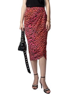 Zadig & Voltaire Jamelia Leo Silk Skirt NWT